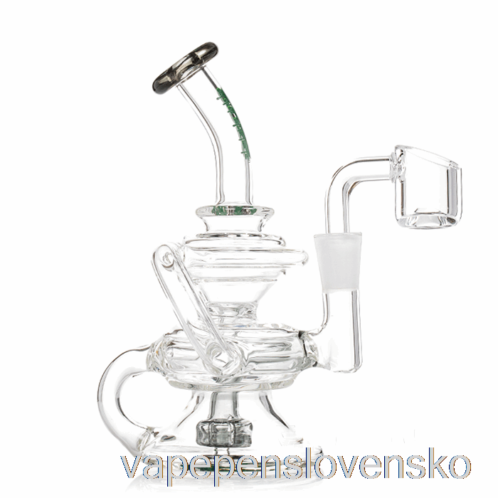 Ooze Rip Tide Mini Recyklátor Dab Rig Oceánsky Zelený (číry / Modrozelený) Vape Shop Bratislava